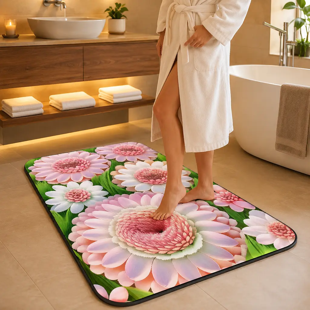 Килимок у ванну 40×60 см — вологопоглинаюче покриття з матеріалу першого покоління, абсорбуючий антиковзкий KT9000361 - фото 10