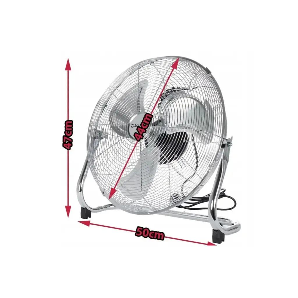 Підлоговий вентилятор Maltec W-OC Fan CIRCULAR Metal W-OC150Wt - фото 5