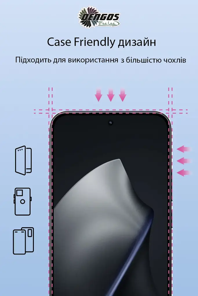 Скло захисне Dengos Full Glue Xiaomi 15T/15T Pro Black (TGFG-430) - фото 3
