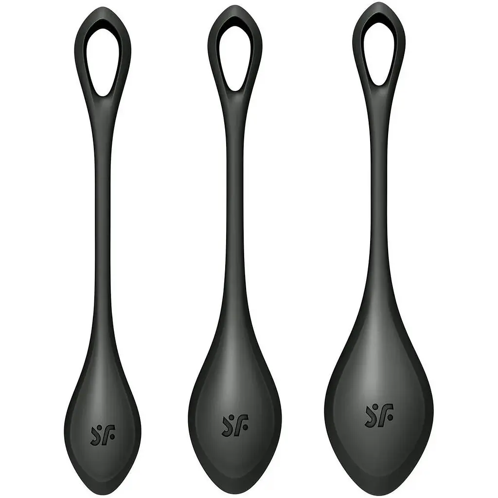 Набор йони бусин Satisfyer Yoni Power 2 Черный - фото 3