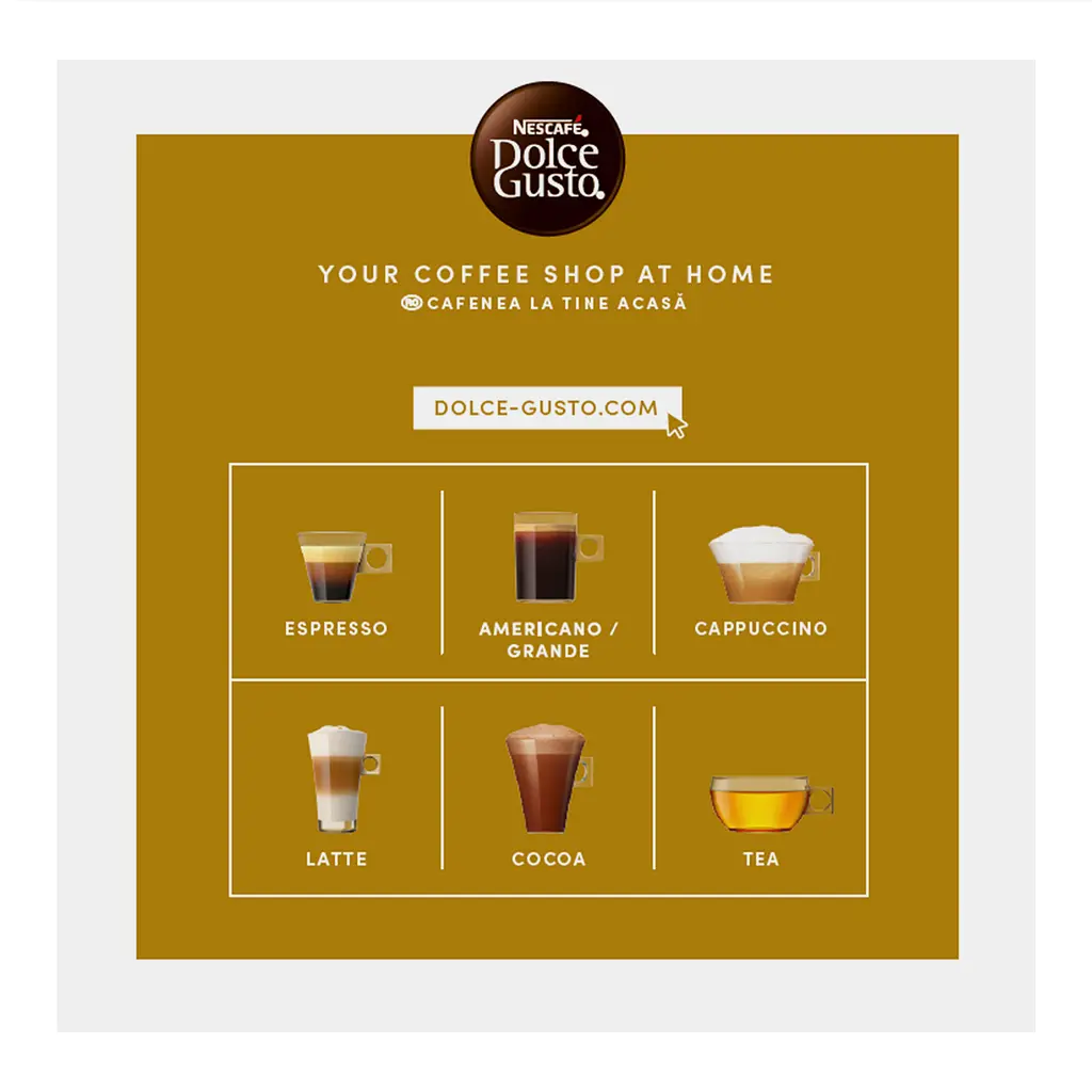 Кава в капсулах NESCAFE Dolce Gusto Espresso Milano 99.2 г (16 шт. по 6.2 г) - фото 7