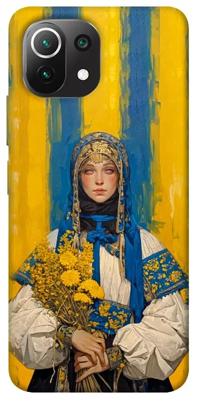 TPU чохол Demsky Ukrainian woman для Xiaomi Mi 11 Lite