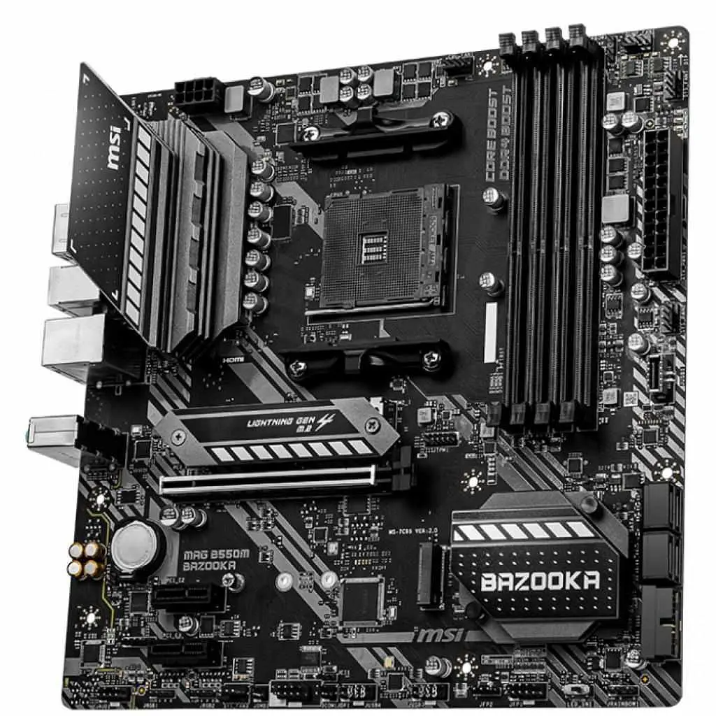 Материнська плата MSI MAG B550M Bazooka (MAG B550M Bazooka) (Socket AM4, AMD B550, Micro-ATX) Б/в - фото 4