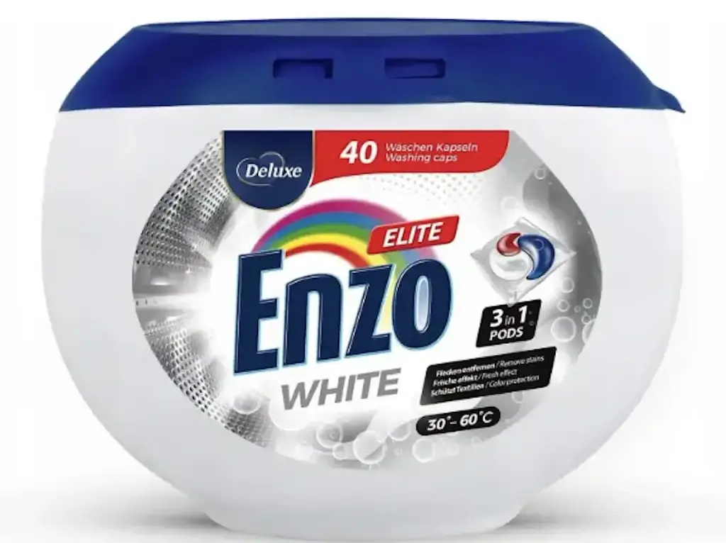 Капсули для прання Enzo WHITE 3в1 40 шт.