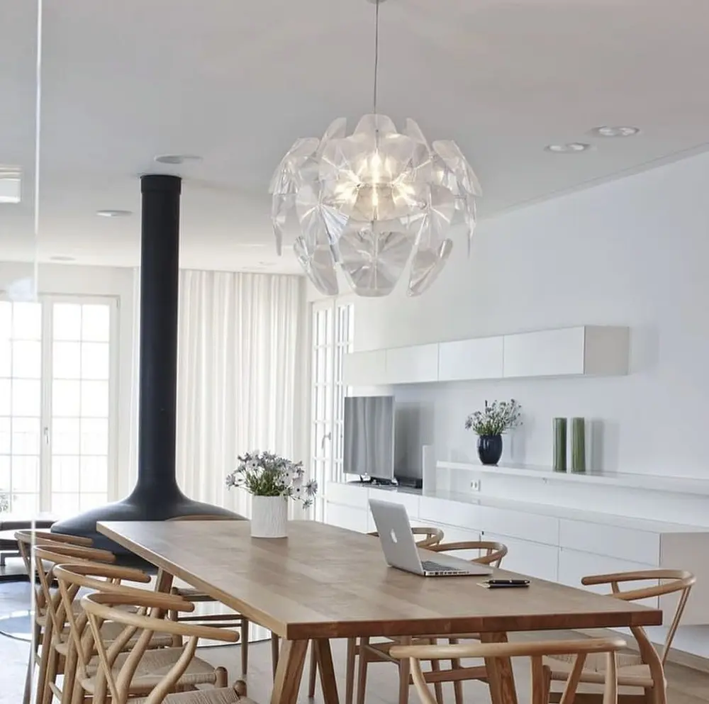 Декоративный светильник с полупрозрачными пластинами Ø 60 см | Line F | Арт. DE8C-560 - фото 10