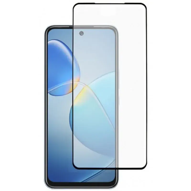 Скло захисне Dengos Full Glue Infinix Hot 12 Play black frame (TGFG-248) - фото 2