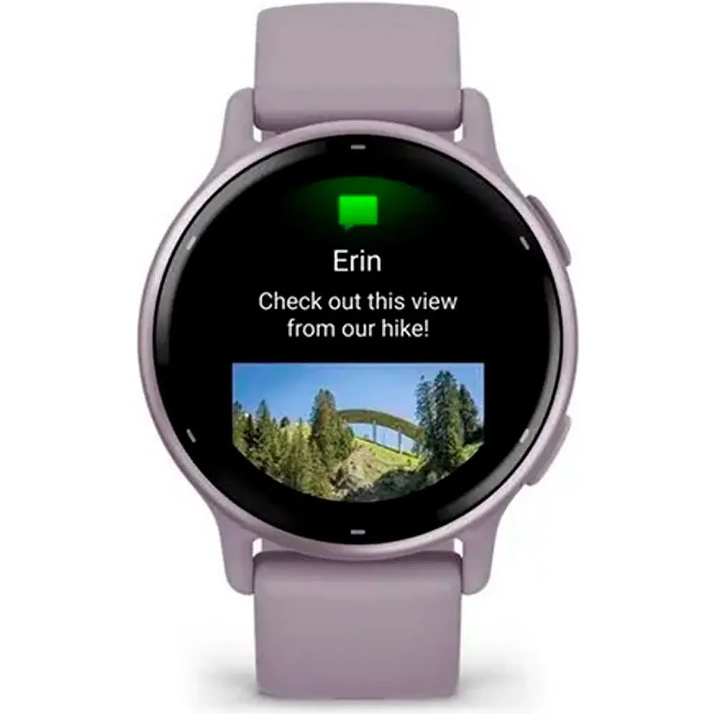Смарт-часы Garmin Vivoactive 5 Metallic Orchid Aluminum Bezel with Orchid Case and Silicone Band (010-02862-13) [111830] - фото 3