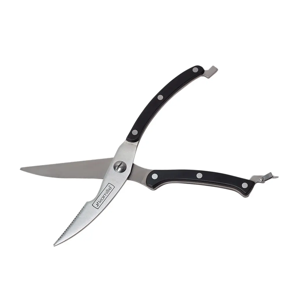 Ножницы кухонные Kamille с нержавеющей стали и бакелитовыми ручками, 25 см (KM-5102) - фото 2