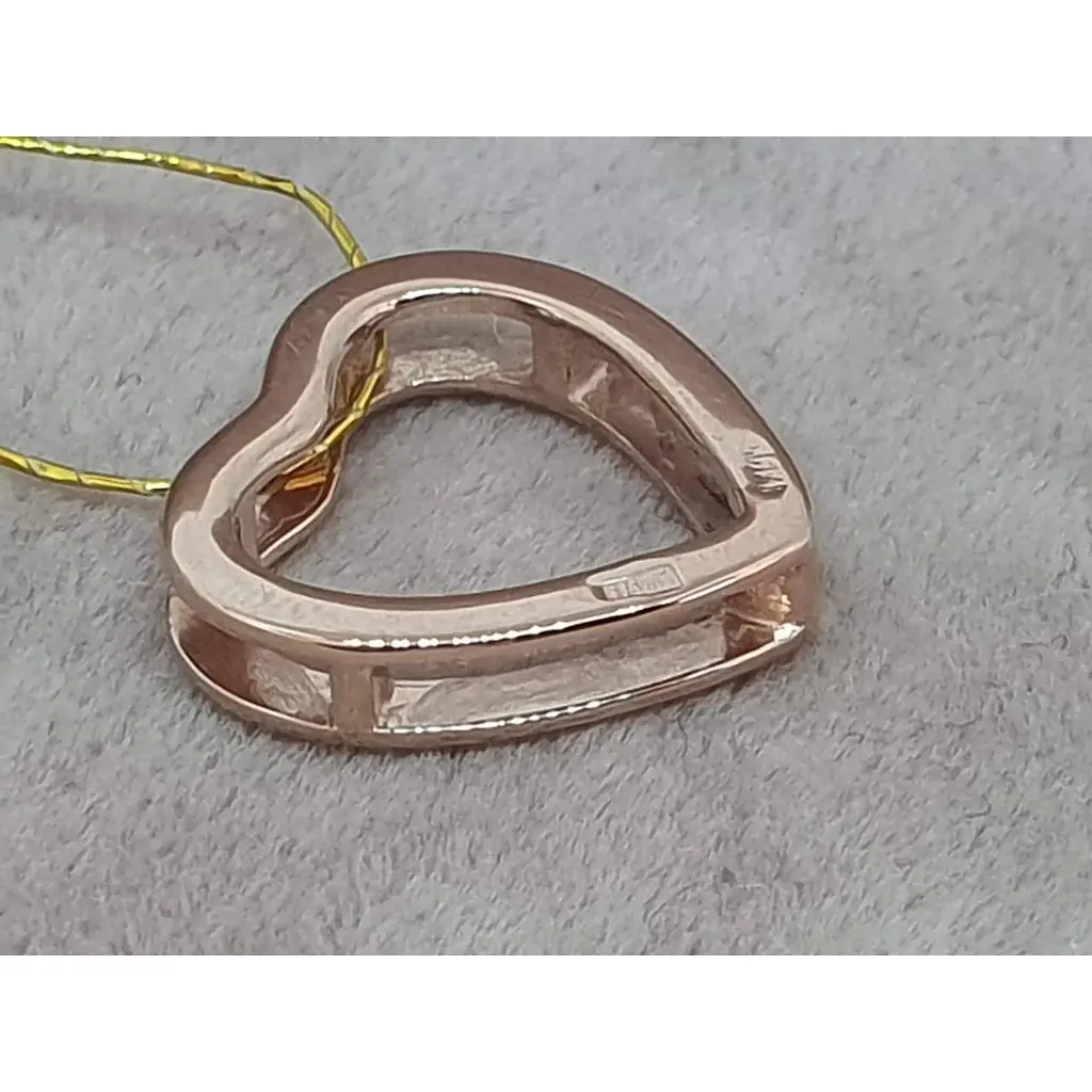 Золота підвіска Платон Серце. 1П122/00Б - фото 3