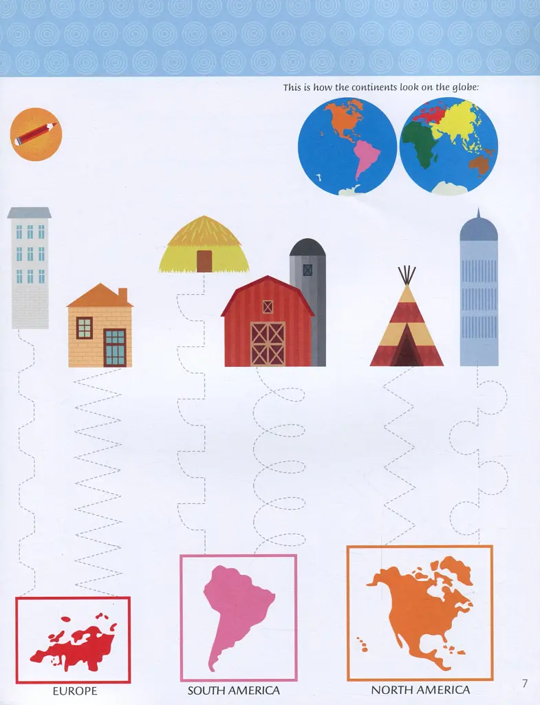 My First Book About the World: Montessori Activity Book - фото 8