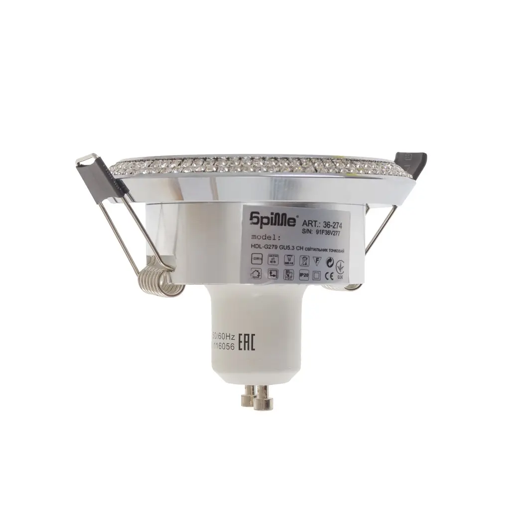 Світильник точковий Brille HDL-G279 GU5.3 CH MR16 36-274 - фото 5