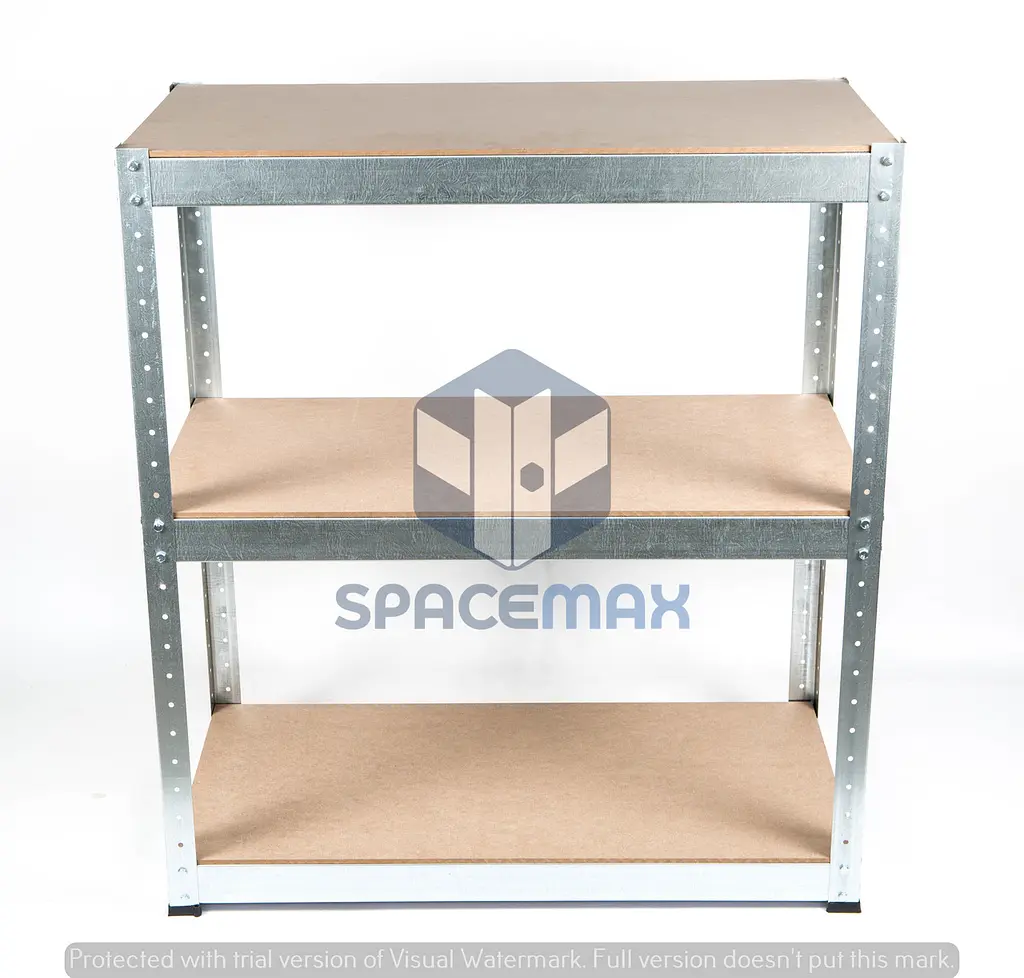Стелаж металевий 80×60×35 оцинкований самозбірний SPACEMAX - фото 3