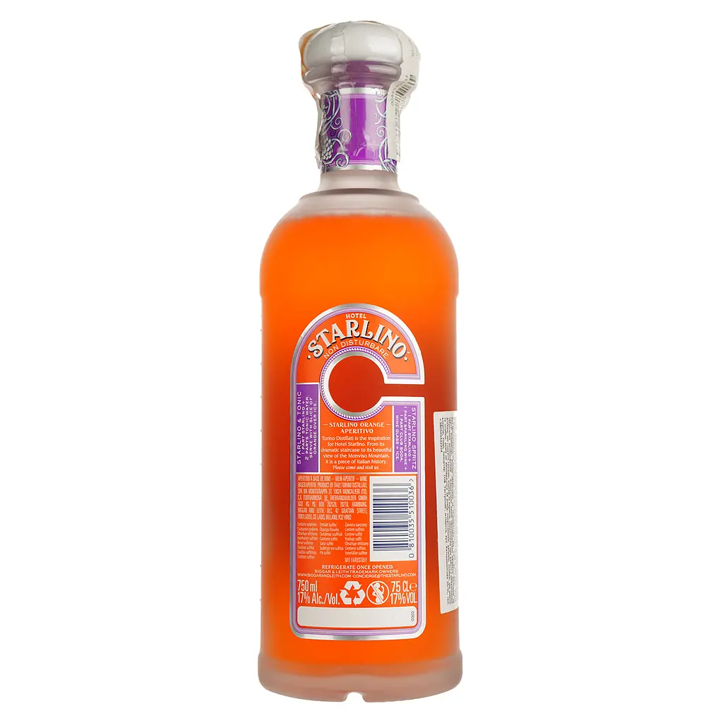Вермут Hotel Starlino Orange Aperitivo 17% 0.75 л - фото 2