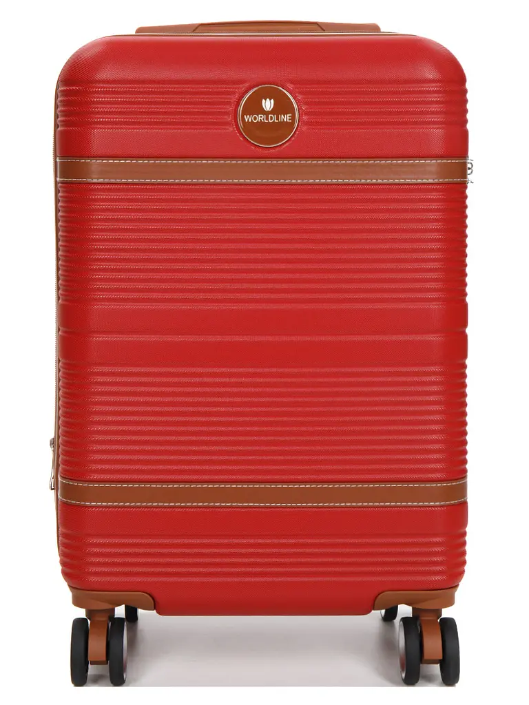 Валіза маленька S ABS-пластик Worldline Airtex 629 56×36×22см 38л Червона - фото 3