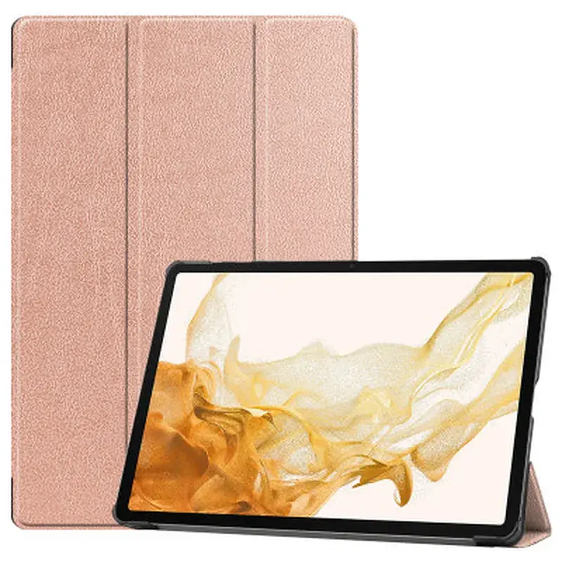 Чохол до планшета BeCover Smart Case Samsung Tab S9 Plus (SM-X810/SM-X816)/S9 FE Plus (SM-X610/SM-X616) 12.4" Rose Gold (710326) - фото 2