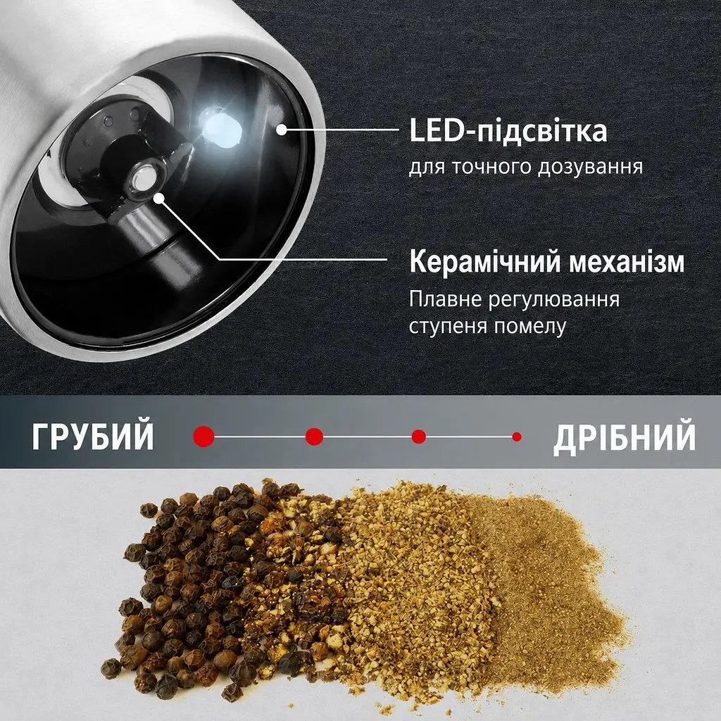 Млинок електричний ADE чорний (KG1900-3) - фото 6