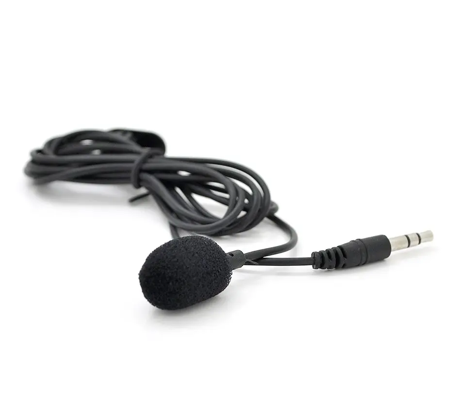 Мікрофон дротовий на прищіпці Voltronic YW-001 Black