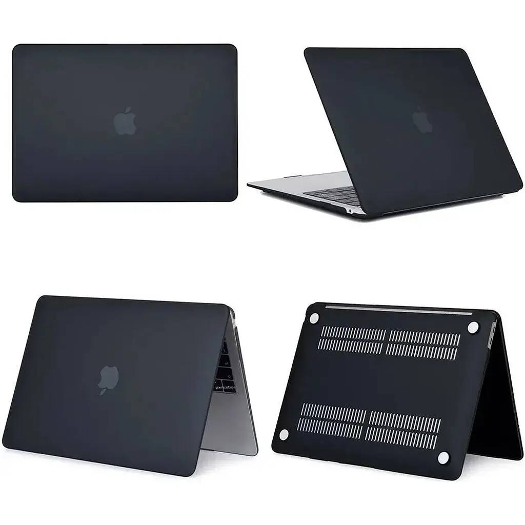 Пластикова накладка (верх та низ) HardShell Matte Case для Apple MacBook Air 13` A1932/A2179/A2337 (2018-2020) Black [148844] - фото 5