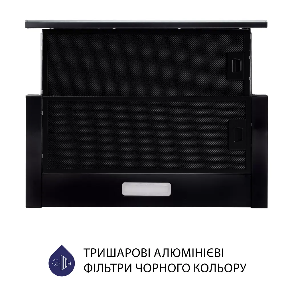 Витяжка телескопічна Minola HTLS 6634 BLF 1000 LED GLASS - фото 3