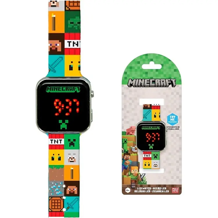 Годинник дитячий LED Kids Licence Minecraft (MIN4272) - фото 5