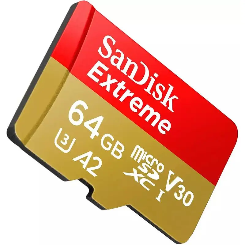 Карта пам'яті SanDisk Extreme microSDXC 64GB UHS-I U3 A2 V30 + SD Adapter (SDSQXAH-064G-GN6AA) [174298] - фото 5