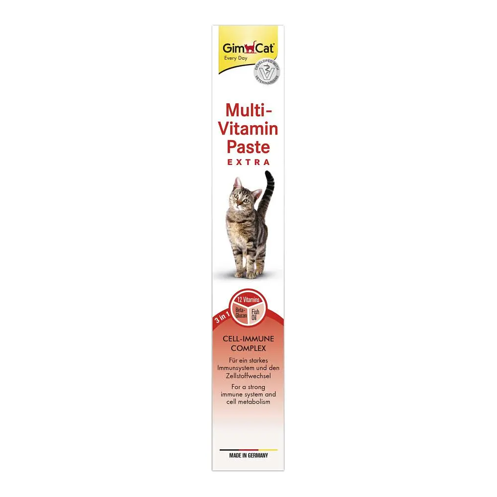 Ласощі для котів GimCat Multi-Vitamin Paste Extra мультивітамін 100 г - фото 3