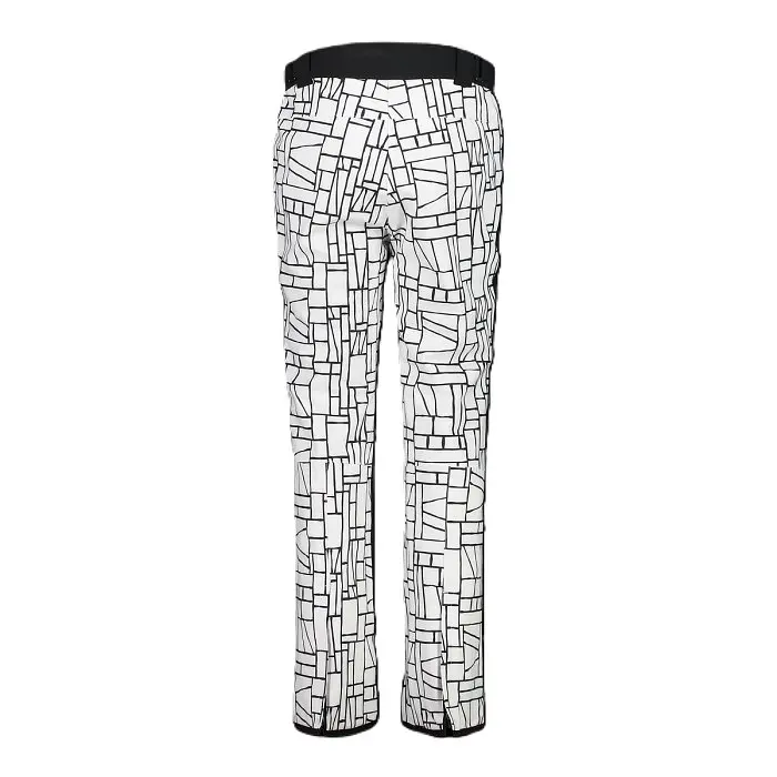 Штаны CMP Womens' Clima Protect Stretch Ski Trousers with Geometric Print White/Black XS (1097-31W0046-15ZH 36) - фото 2