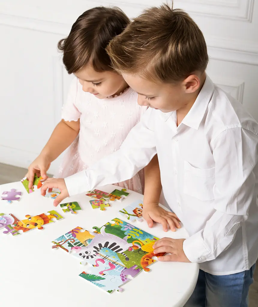 Мягкие пазлы Vladi Toys Зоопарк, укр.язык, 35 элементов ( VT1102-33) - фото 4