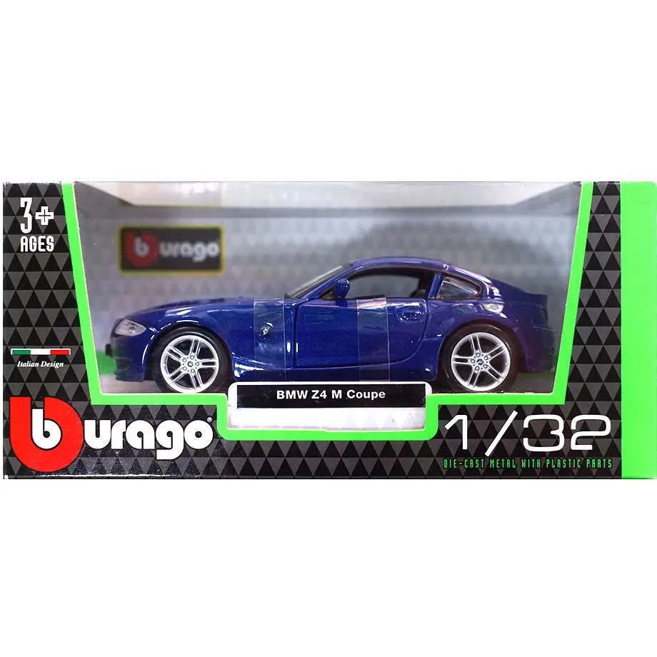 Автомодель Bburago BMW Z4 M Coupe 1:32 синій металік (18-43007) - фото 3