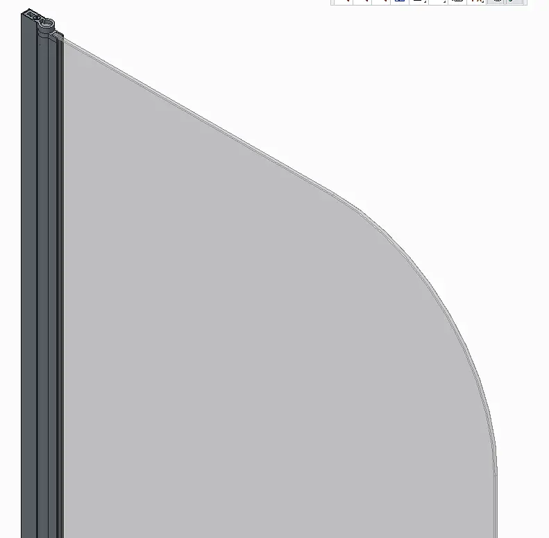 Шторки скляні на ванну Koer SR BS02-80x140-TR-01 прозоре скло 6 мм, хром KR5401, Універсальна, прозорий, хром - фото 9
