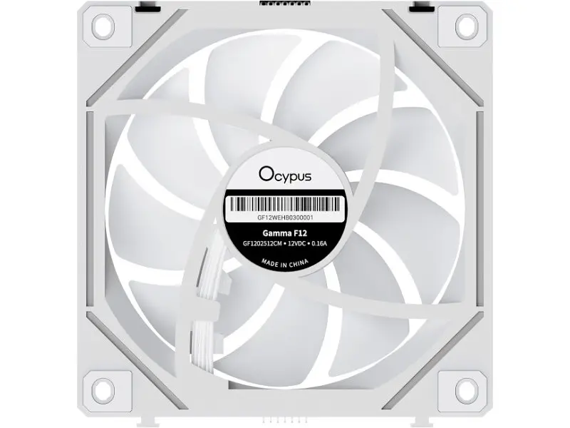 Корпусний вентилятор OCYPUS GAMMA F12 UNI ARGB 3 in 1 WH (GAMMA-F12-WH3AM00U-GL) - фото 5