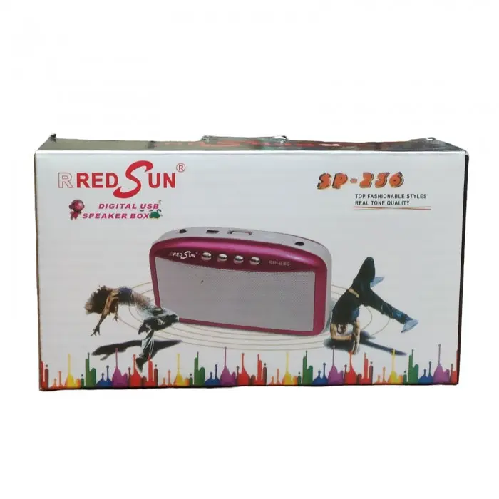 Радиоприемник портативный Red Sun SP-236 micro SD Синий - фото 5