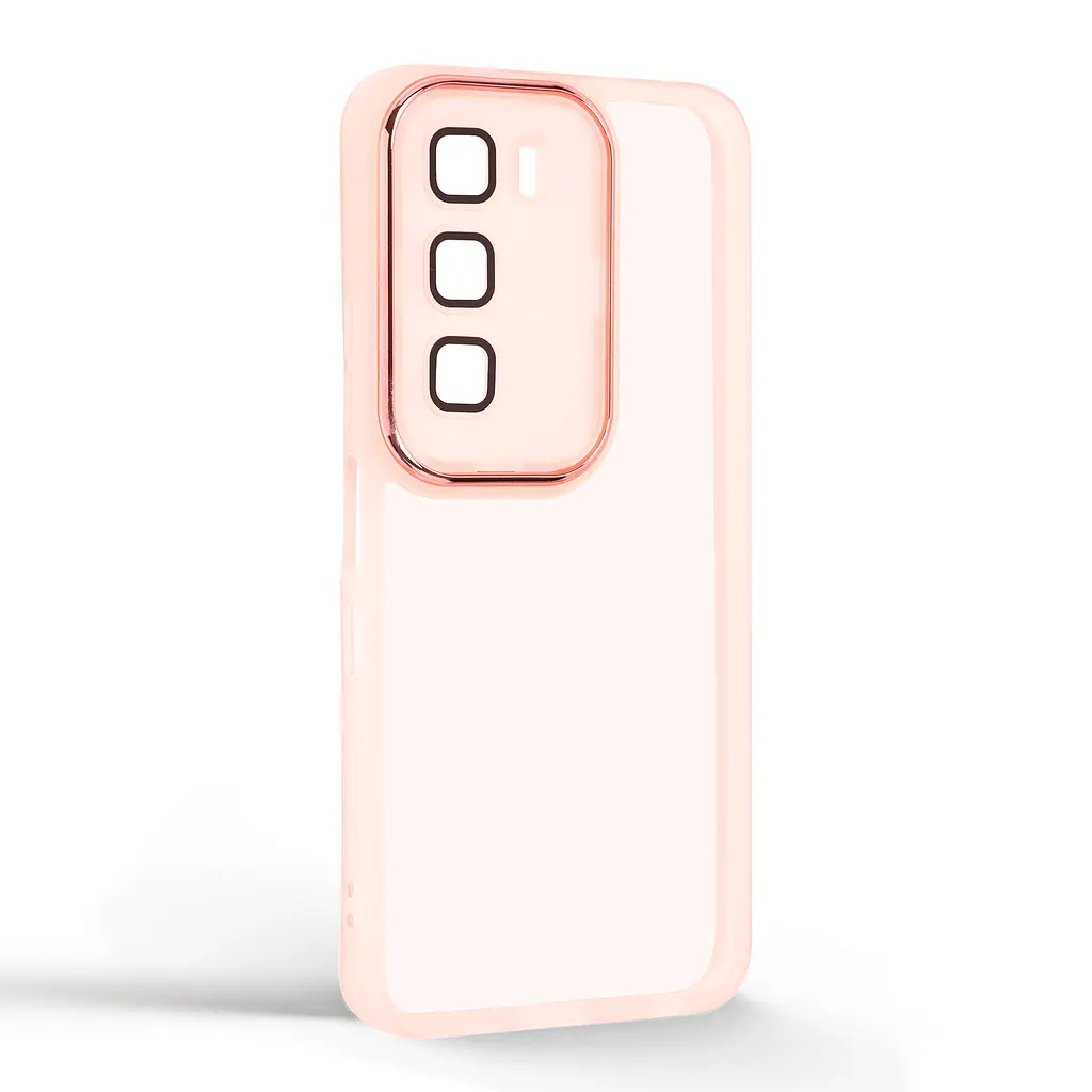 Защитный чехол для Infinix Hot 60 5G, Shade, розовый, TPU+PC, матовый, защита всего корпуса, панель-накладка, противоударный, с большими бортами, амортизирует удары при падениях, ArmorStandart (ARM88251) - фото 2
