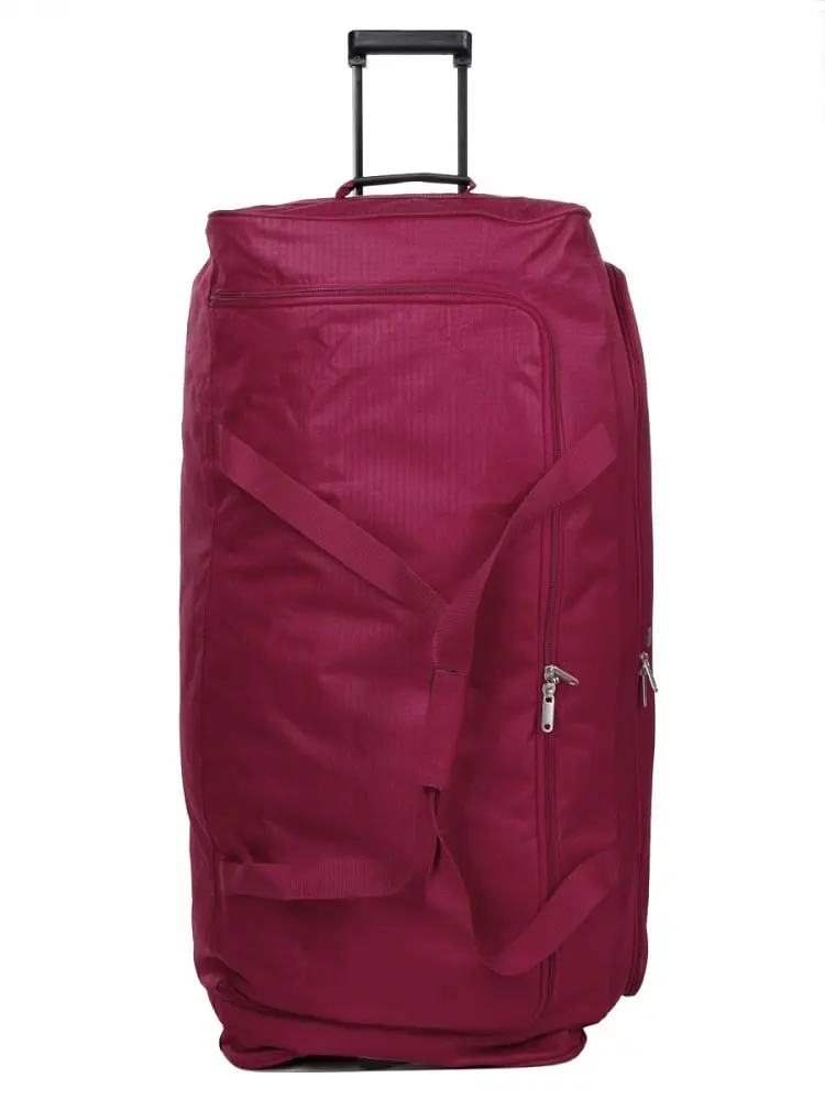 Дорожня сумка на колесах супергігант XXL Worldline 898/95 95×39.5×41см 151.9л Червоний - фото 9