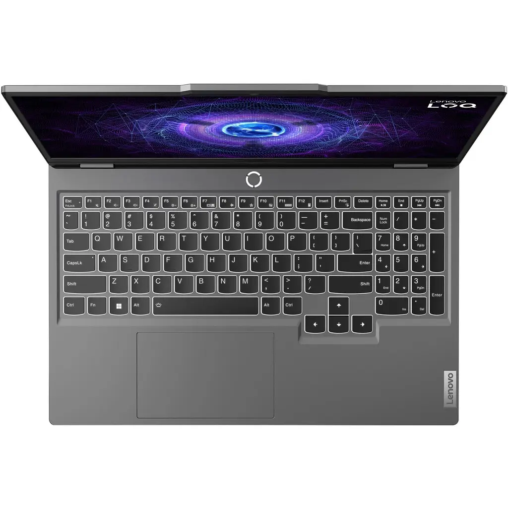 Ноутбук Lenovo 15.6 LOQ 15IRX9 FHD IPS/Intel i5-13450HX/16GB/1TB/RTX 4050/DOS/Luna Gray (83DV01F0RA) - фото 4