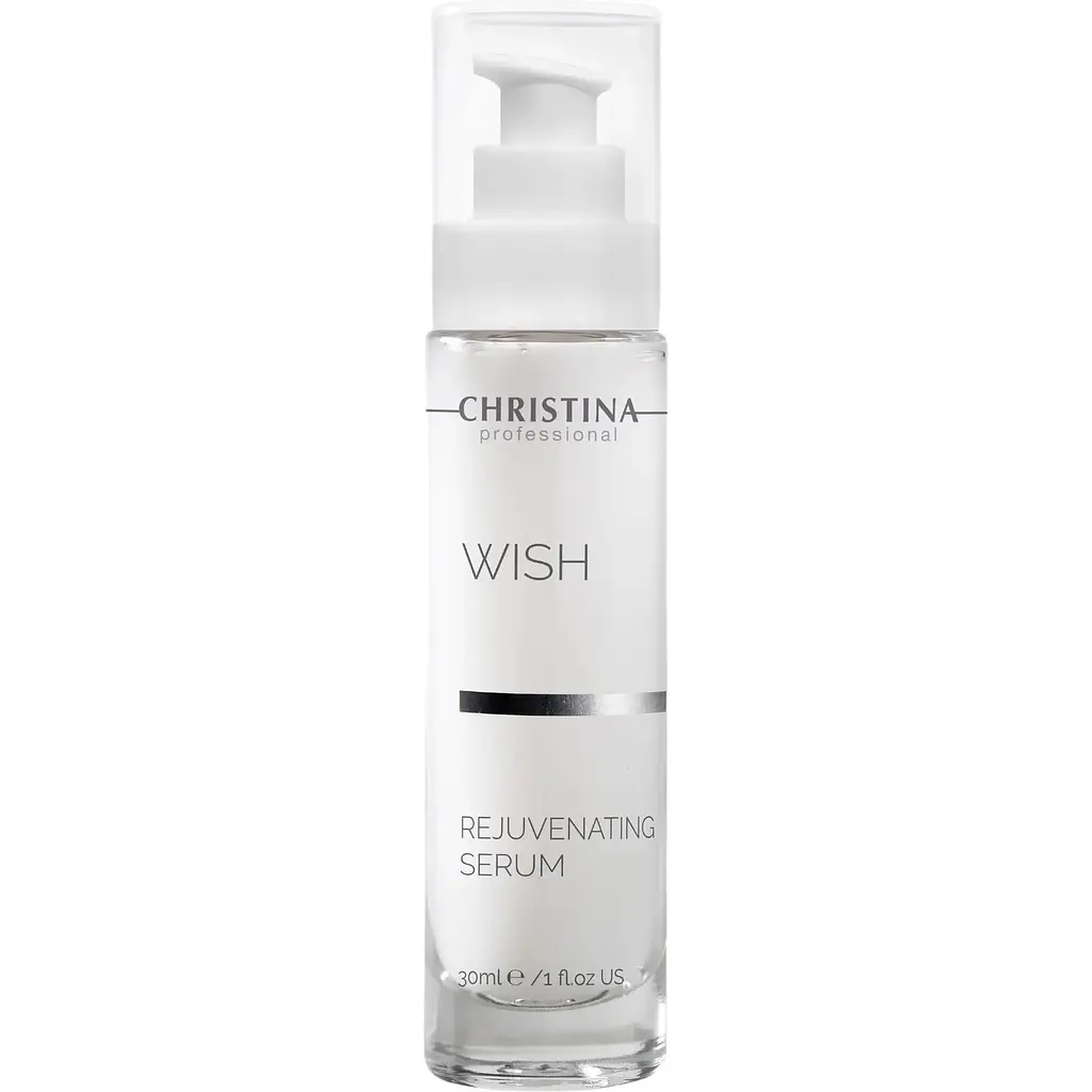 Подарочный набор Christina Wish: Гель для умывания 300 мл + Тоник 300 мл + Омолаживающая сыворотка 30 мл + Защитный крем SPF 12 50 мл - фото 4