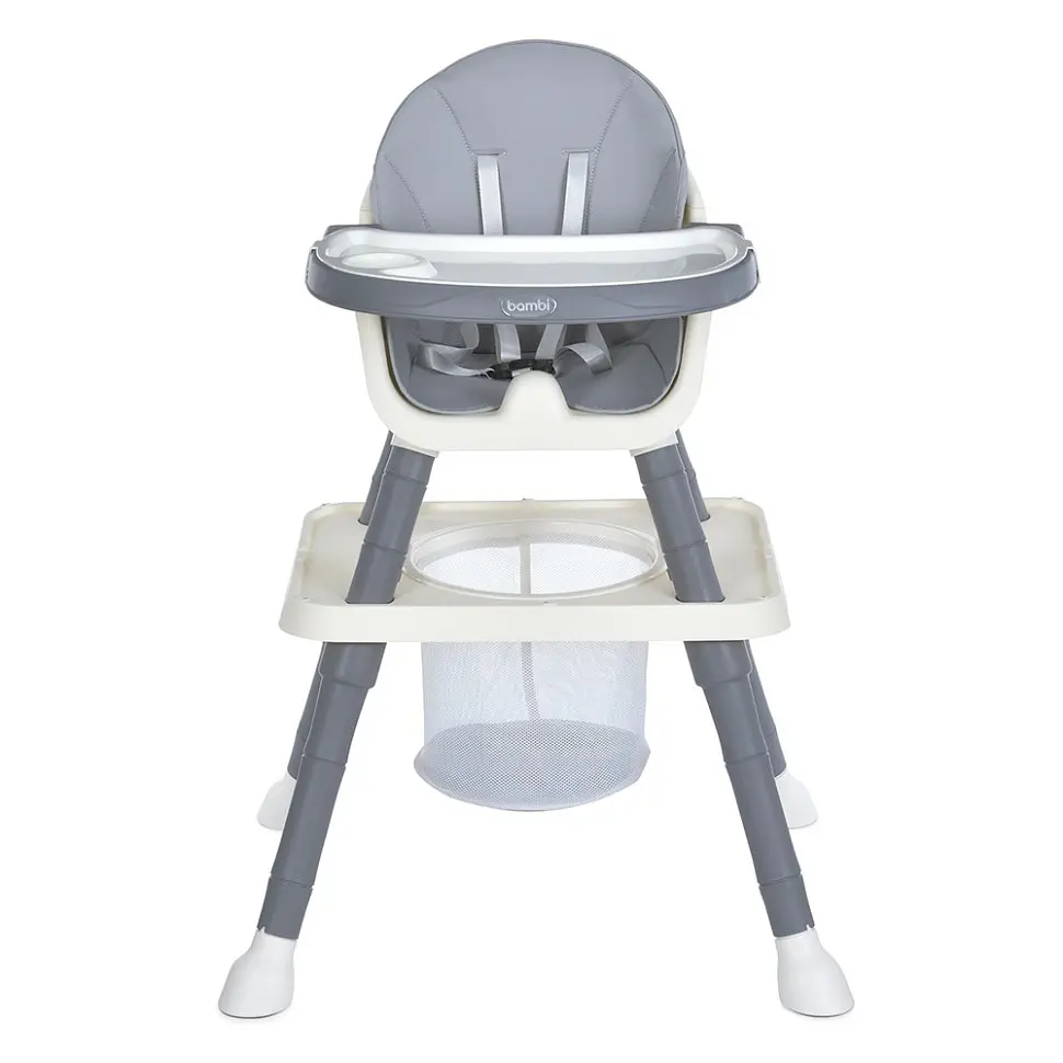 Детский стульчик для кормления 2 в 1 M 6041 Gray - фото 5