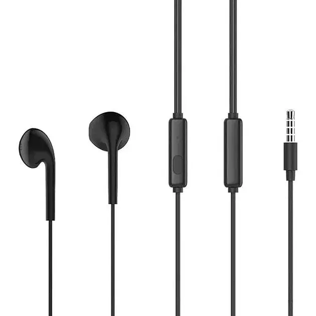 Навушники Celebrat D12 Wirred Earphones With Type-C Connector Black - фото 2