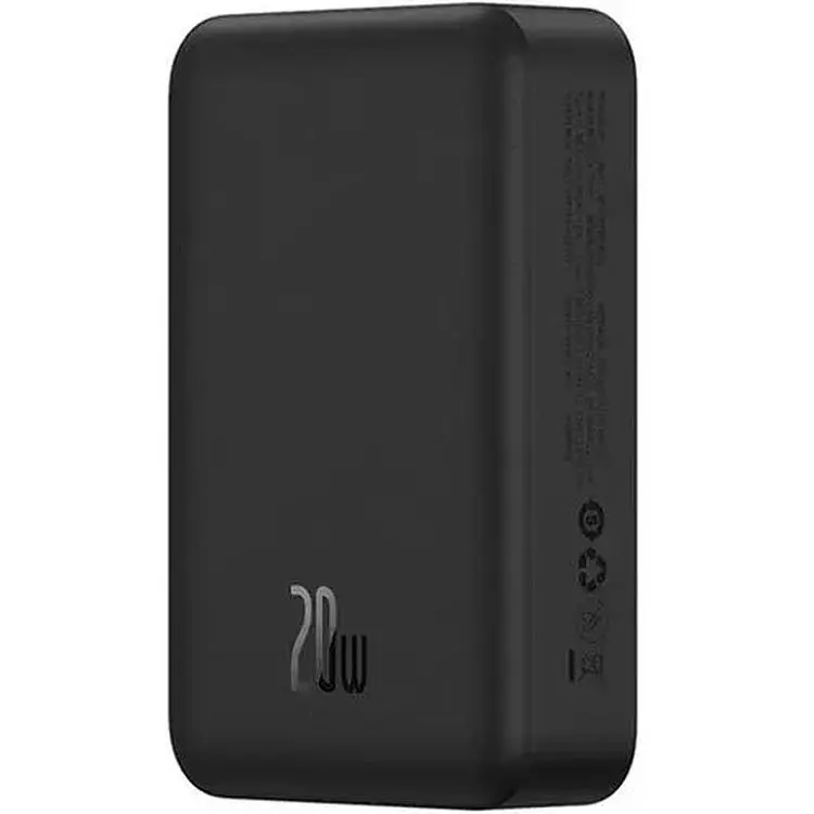 Портативна батарея Baseus Magnetic Mini Wireless Fast Charge 20000 mAh 20W PPCX150001 Black - фото 3