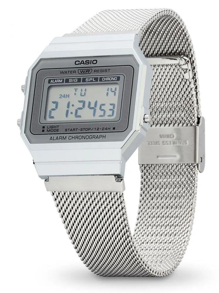 Оригінальні чоловічі годинники наручні стильні якісні японські Casio Collection A700WEM-7AEF - фото 4