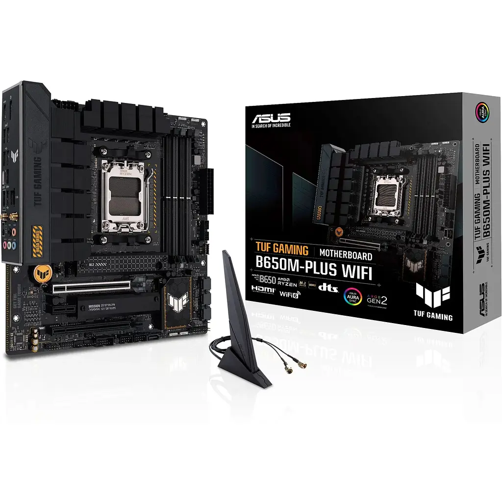 Материнська плата Asus TUF Gaming B650M-E WIFI sAM5 B650 4xDDR5 M.2 HDMI DP Wi-Fi BT mATX - фото 9