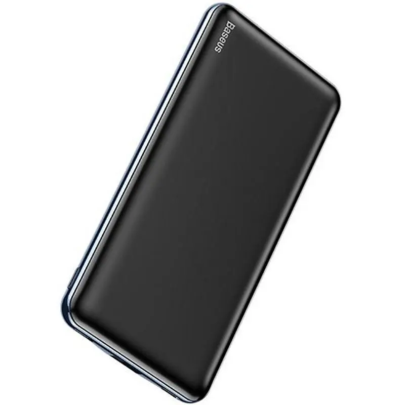 Портативна батарея Powerbank Baseus Simbo Smart 10000 mAh PPALL-AQB01 Black - фото 3