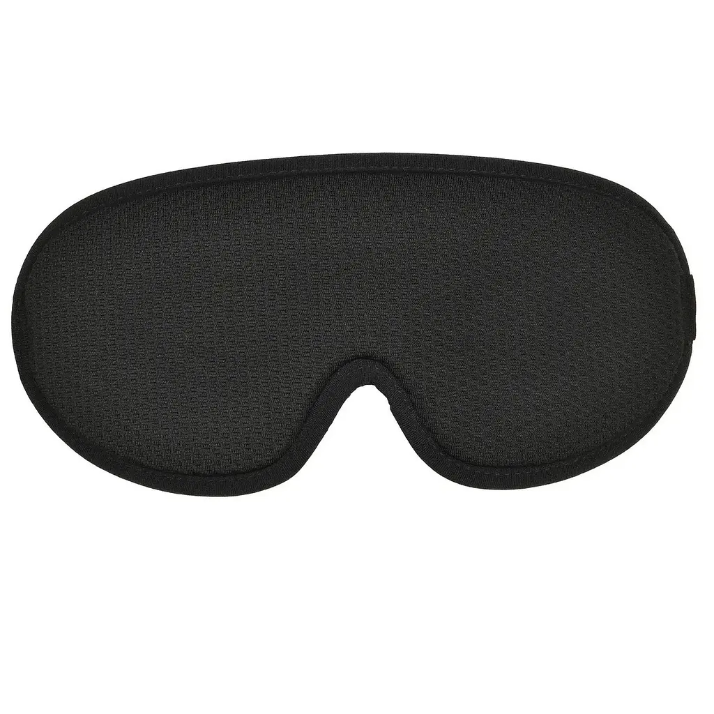 Маска для сну + беруші 3D Sleep Mask Чорний, анатомічні беруші та пов'язка на очі для сну - фото 4