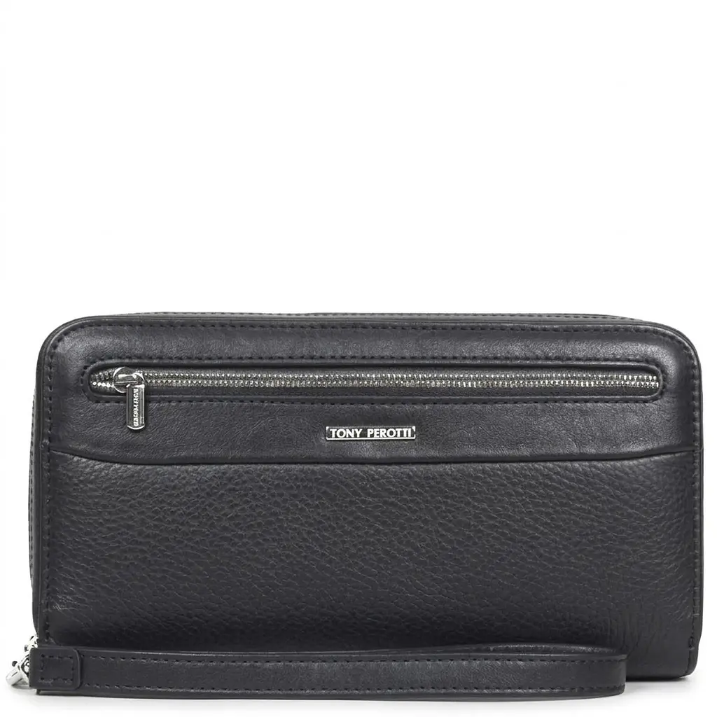 Чоловічий клатч Tony Perotti New Contatto 9323 nero (90425) Чорний