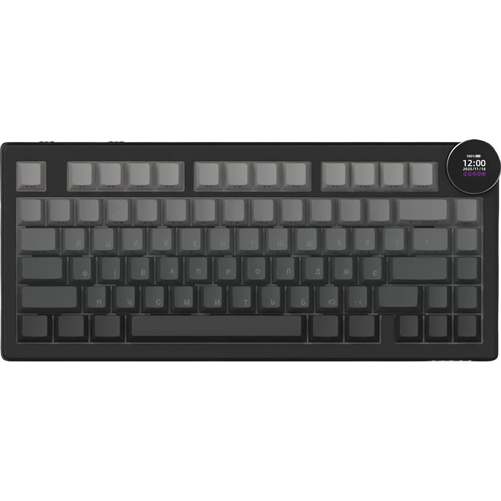 Клавіатура Ajazz AK820 V2 White Peach Switch Black/Grey (AK820-V2-WP-S-BG) [175697] - фото 2
