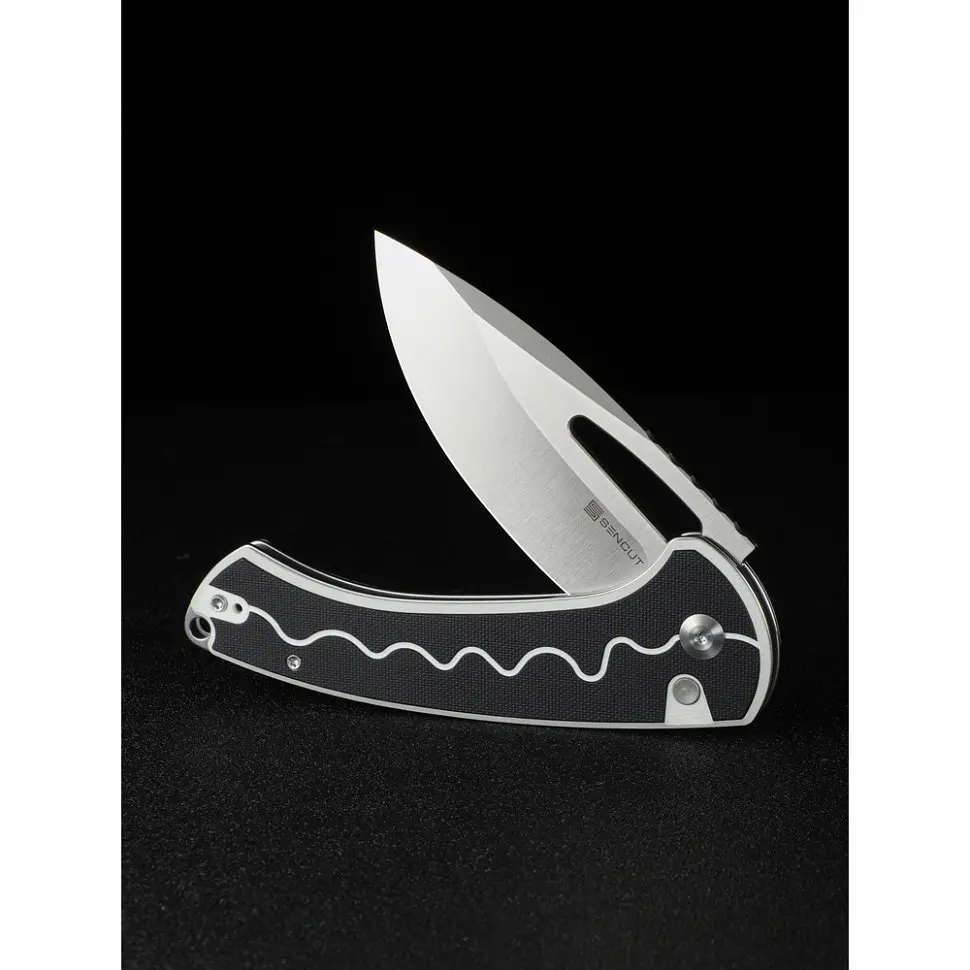 Ніж складаний Sencut Squiggy White/Black S24082A-1 - фото 10