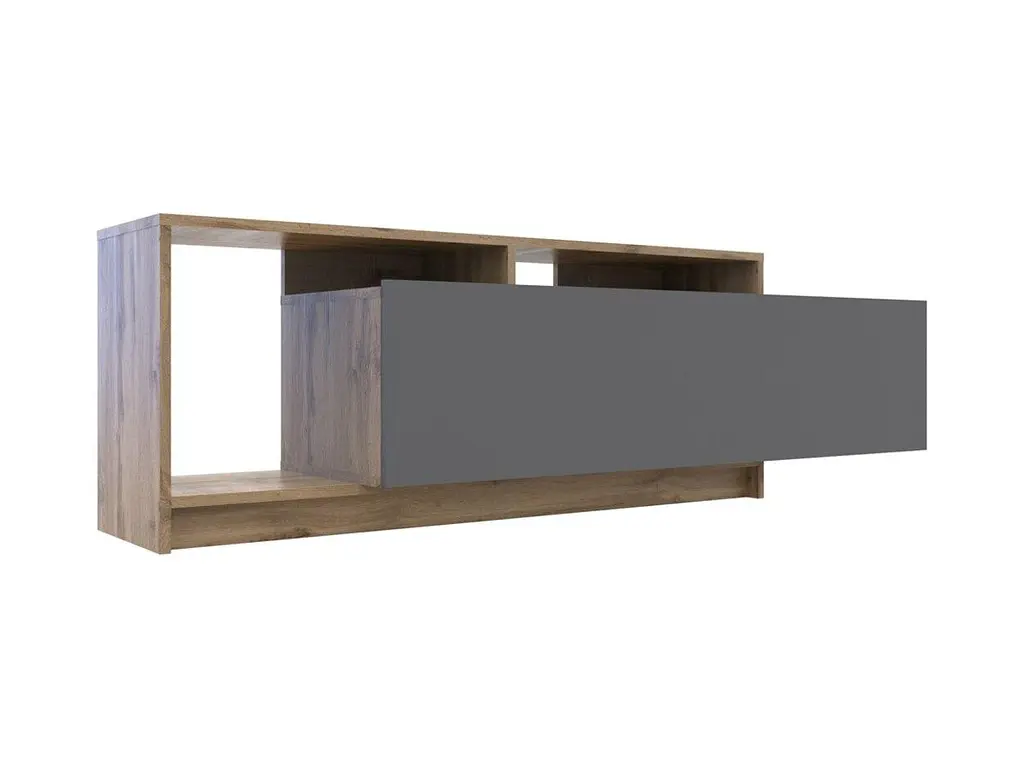 Стінка у вітальню Doros U2 Тахо Графіт ДСП 160х38х48 см (41510106) - фото 4