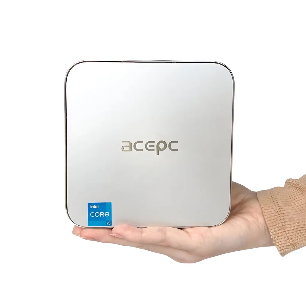 Міні-ПК Acepc PowerBox E3C / Intel i5 12450H / RAM 16GB / SSD512 GB / LAN / Wi-Fi / Bluetooth / Windows 11 Pro (Без ключа) / Сірий - фото 7