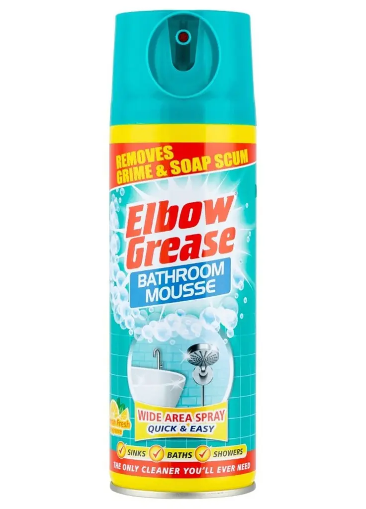 Мус-піна для чищення ванної кімнати Elbow Grease Bathroom Mousse Lemon Fresh 400 мл