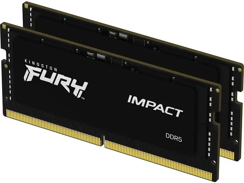 Модуль пам'яті Kingston FURY 32 GB (2x16GB) DDR5 6400 MHz Impact Black (KF564S38IBK2-32)